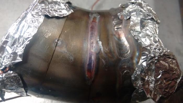 Pie cut 3" Stainless practice.