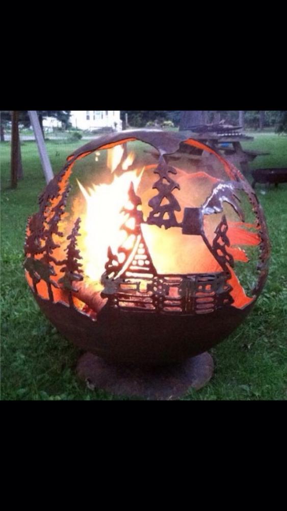 3/16" wall fire pit
